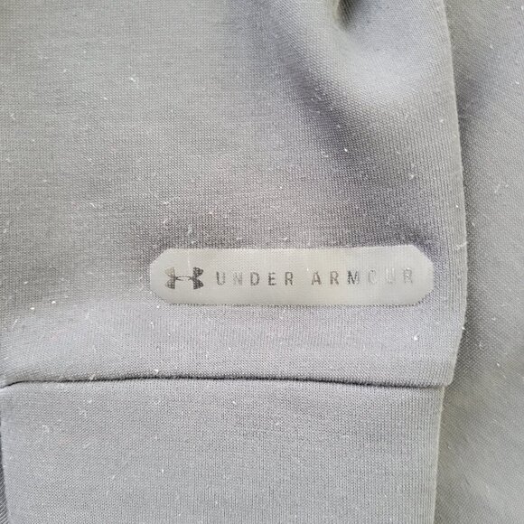 Under Armor Woman’s black loose fit hooded sweatshirt with mesh back insert L - Picture 7 of 12